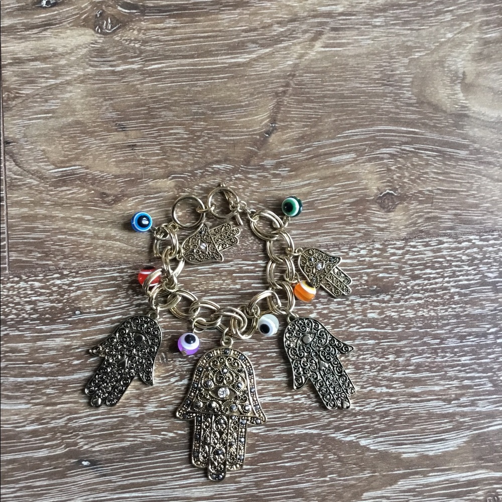 Hamsa Evil eye bracelet